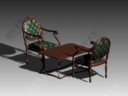 常用的椅子3d模型家具图片素材675