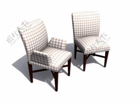 欧式椅子3d模型家具模型75