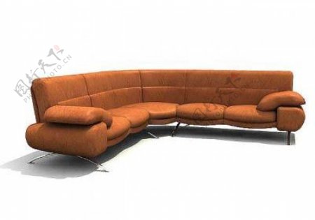 常用的沙发3d模型家具效果图1008