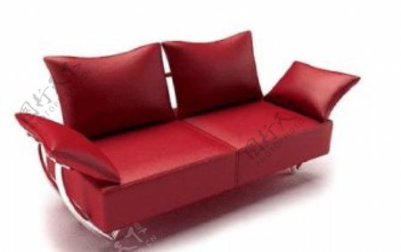 双人沙发3d模型沙发3d模型64