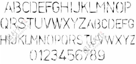 stencilcase字体