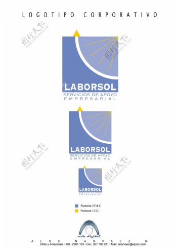 LABORSOLlogo设计欣赏LABORSOL服务公司标志下载标志设计欣赏