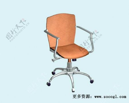 办公家具办公椅3d模型办公椅113