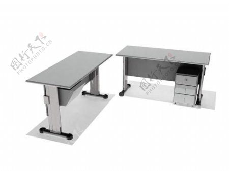 办公家具办公桌3d模型3d素材模板30