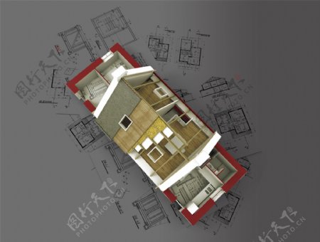 房屋3D设计图