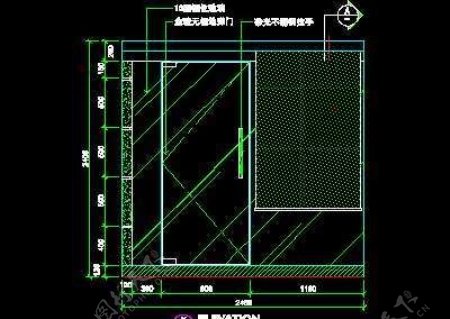 二居室实例现代简约场景cad详图A3例70