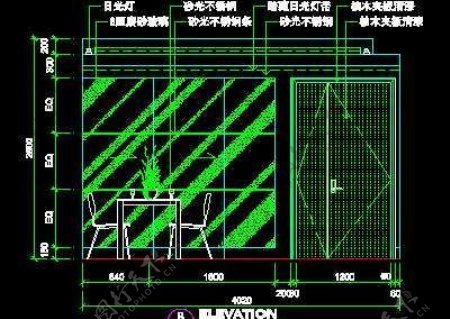 二居室实例现代简约场景cad详图A3例26