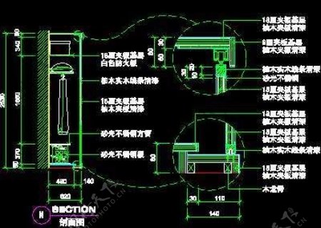 3例复式实例现代简约场景cad详图素材20080906更新42