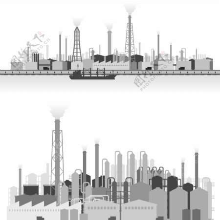工业建筑模型