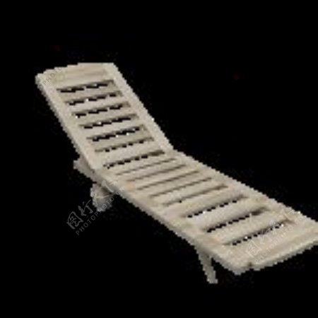 3D沙滩椅模型