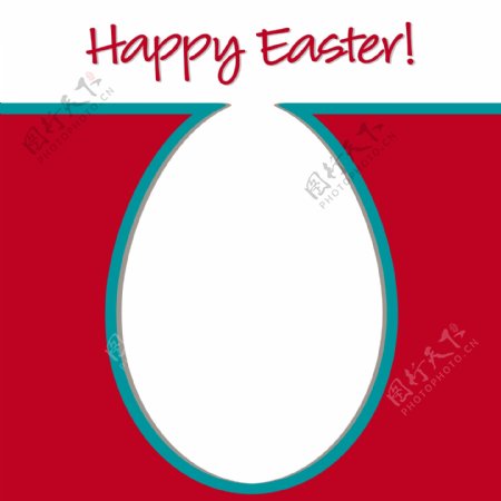 复活节快乐鲜鸡蛋卡矢量格式