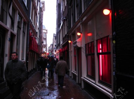荷兰阿姆斯特丹小街风情图片