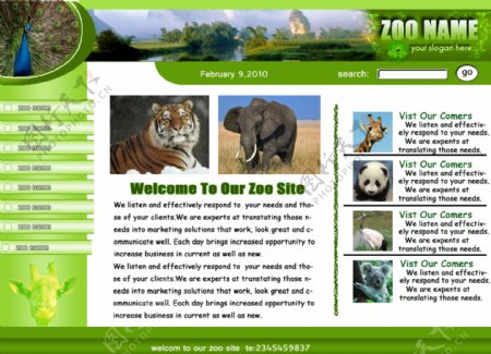 动物网页图片