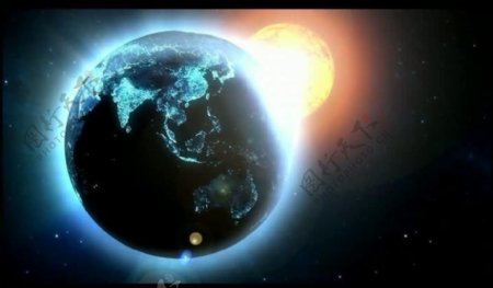 地球光效视频素材图片