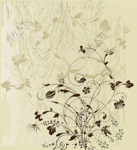 韩国古典花纹矢量素材