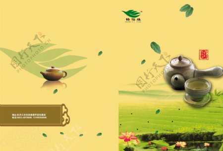 茶叶画册封面图片