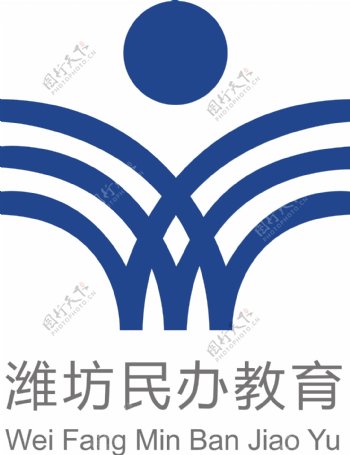 潍坊民办教育logo