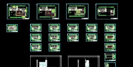 经典高档大厦典型商业办公楼设计图