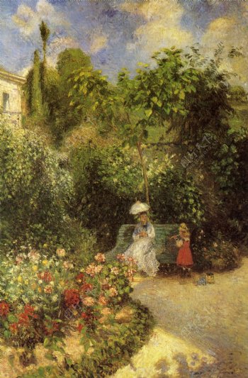 庞图瓦兹的花园1877图片