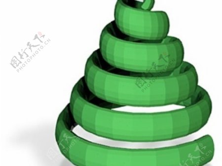 圣诞树只有X3D的大漩涡