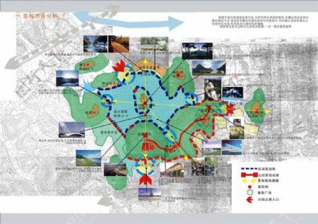 广东某公园规划设计图纸