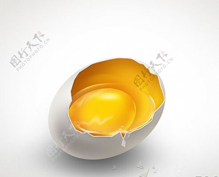 写实鸡蛋图标ICON设计