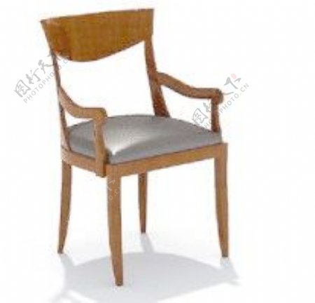 欧式椅子3d模型家具效果图15
