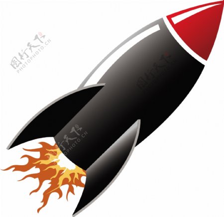 太空火箭5向量