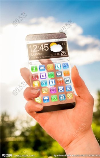透明手机未来手机图片