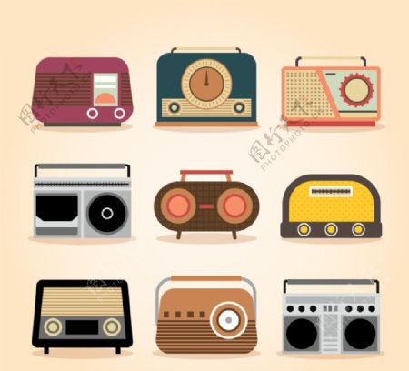 复古收音机图片
