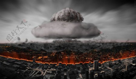 核弹蘑菇云图片