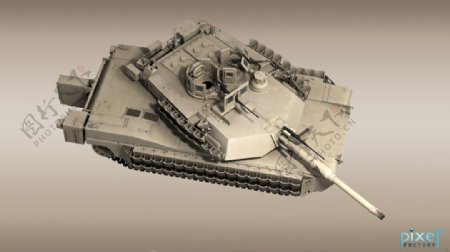 M1主战坦克图片