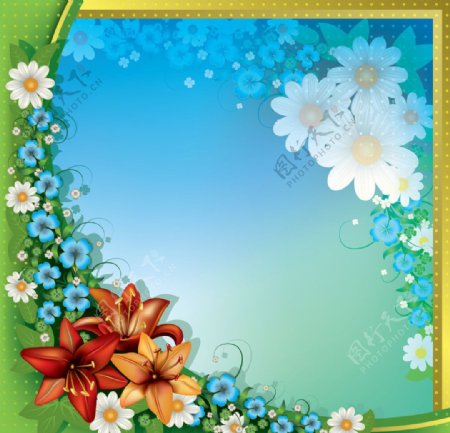 手绘花卉花图片