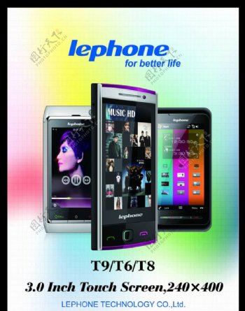 LEPHONE品牌手机海报图片