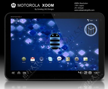 摩托罗拉xoom平板电脑ID图图片