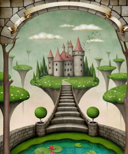 城堡梦幻世界图片