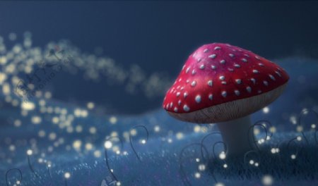 蘑菇幻境童话故事图片