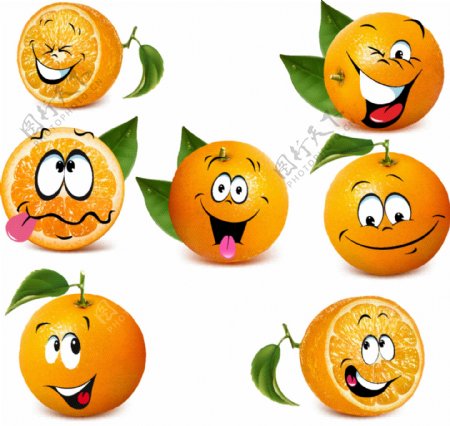 橙子表情图片
