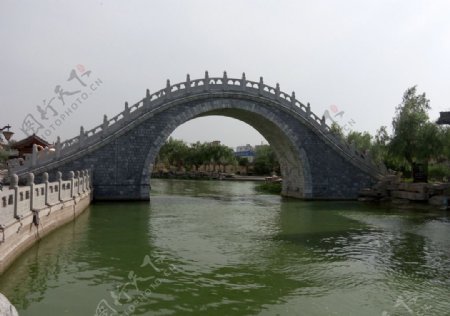 御河的拱桥图片