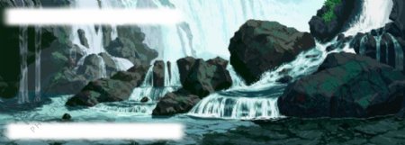 山水gif动画图片