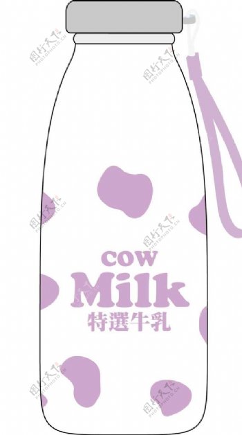 牛奶瓶图片