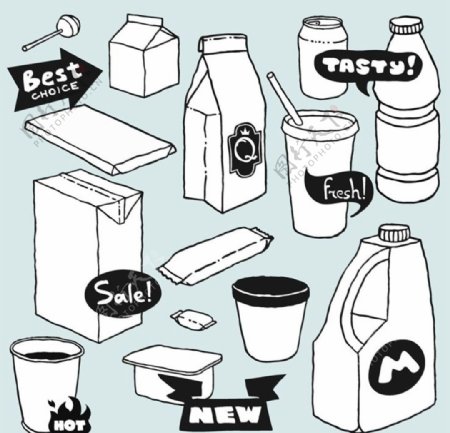 牛奶牛奶图标图片