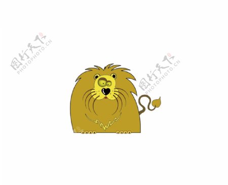狮子卡通狮子狮子座图片