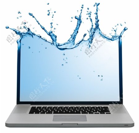 创意水花MacBook图片