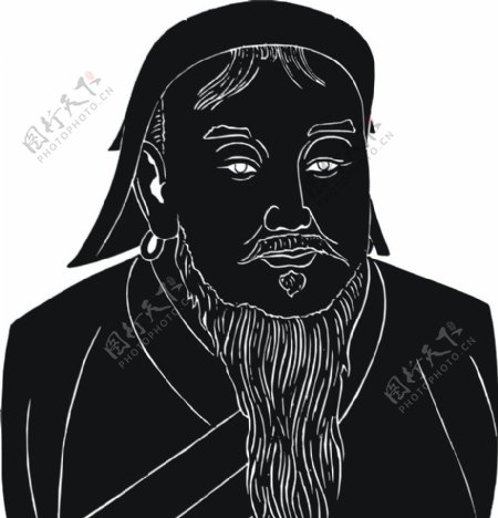 成吉思汗蒙古皇帝矢图片