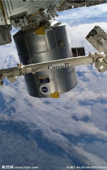 国际空间站加拿大臂图片
