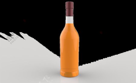 酒瓶模型贴图图片