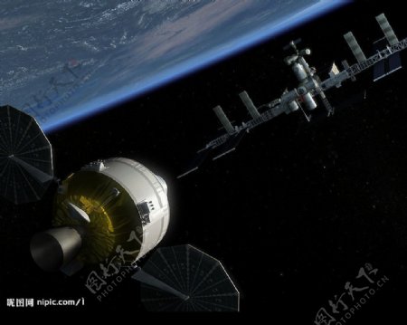 卫星和空间站图片