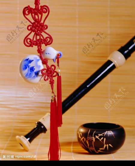 中国结笛子图片