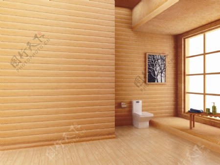 现代淋浴房背景墙图片
